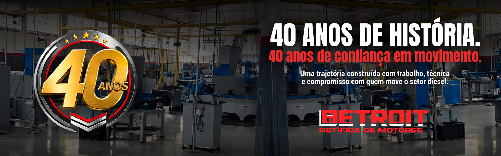 tradição desde 1986 em retífica de motores diesel